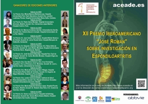 XII Premios Iberoamericano "José Román" sobre Investigación en Espondiloartritis @ Parador de la Arruzafa de Córdoba